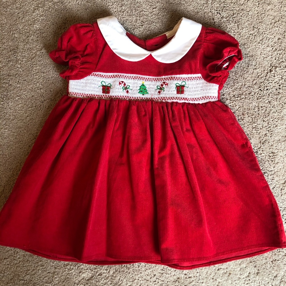 Perfect Red Corduroy Holiday Dress
